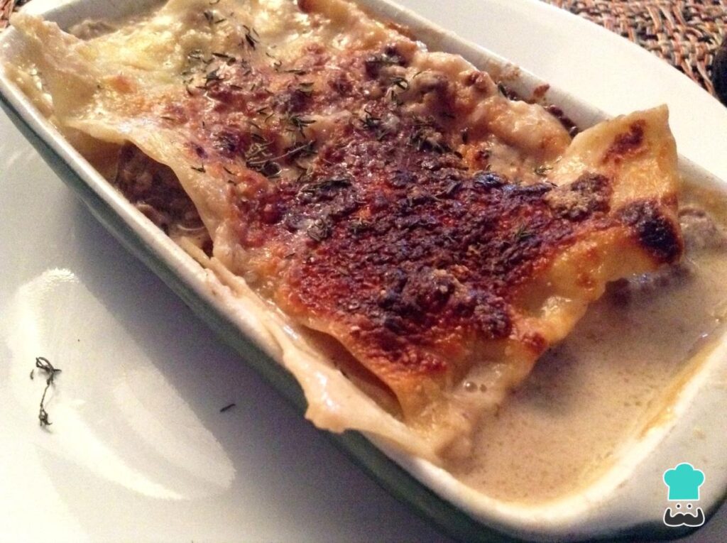 Recette de lasagnes à la viande et aux champignons