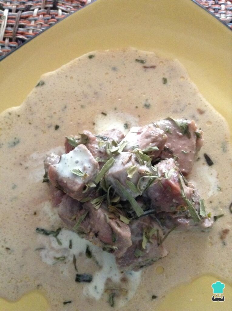 Recette de longe de bœuf Stroganoff