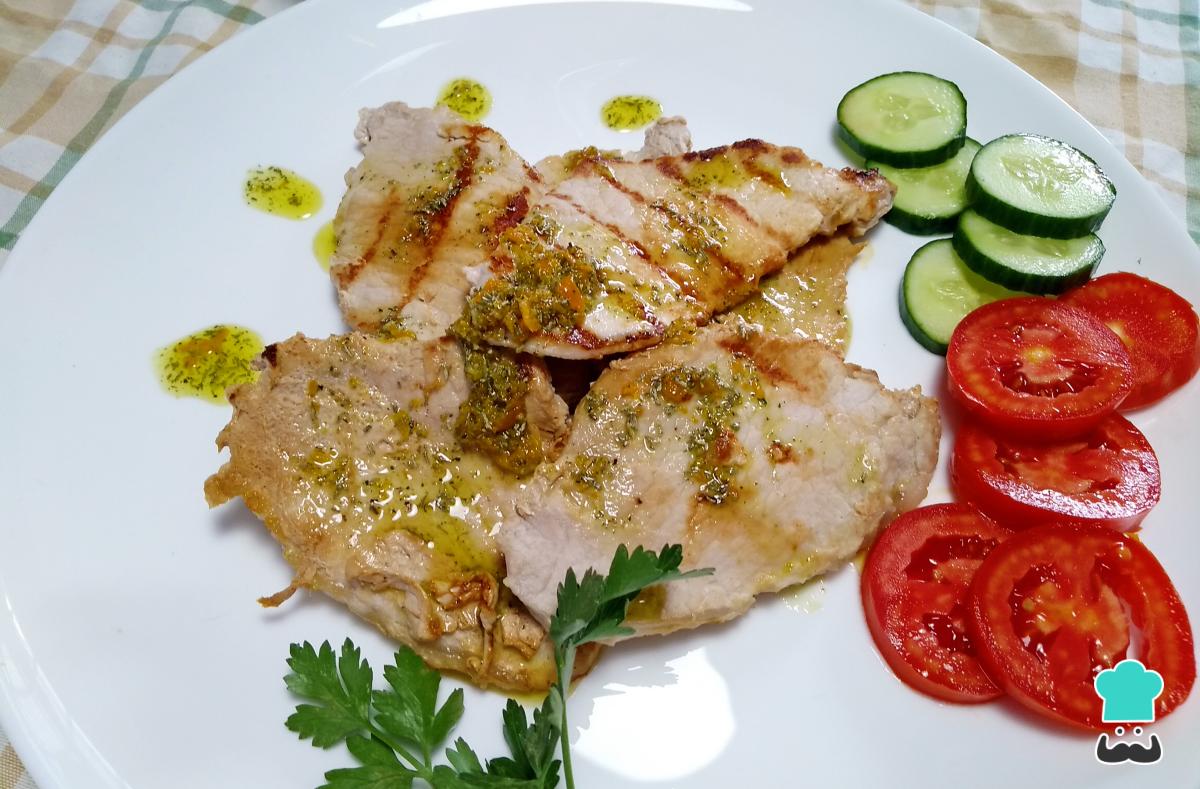 Recette de longe de porc grillée
