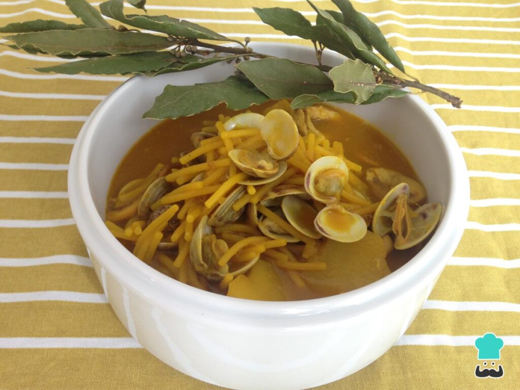 Recette de nouilles aux palourdes