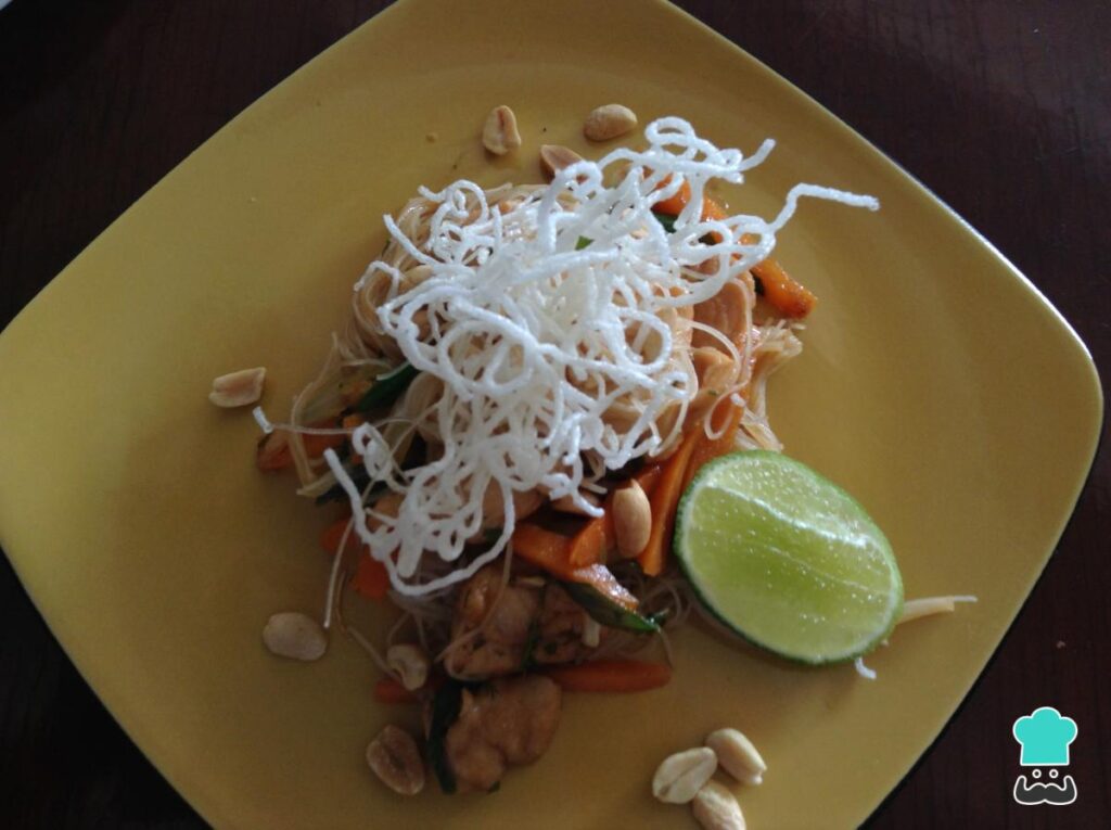 Recette de pad thaï de longe de bœuf