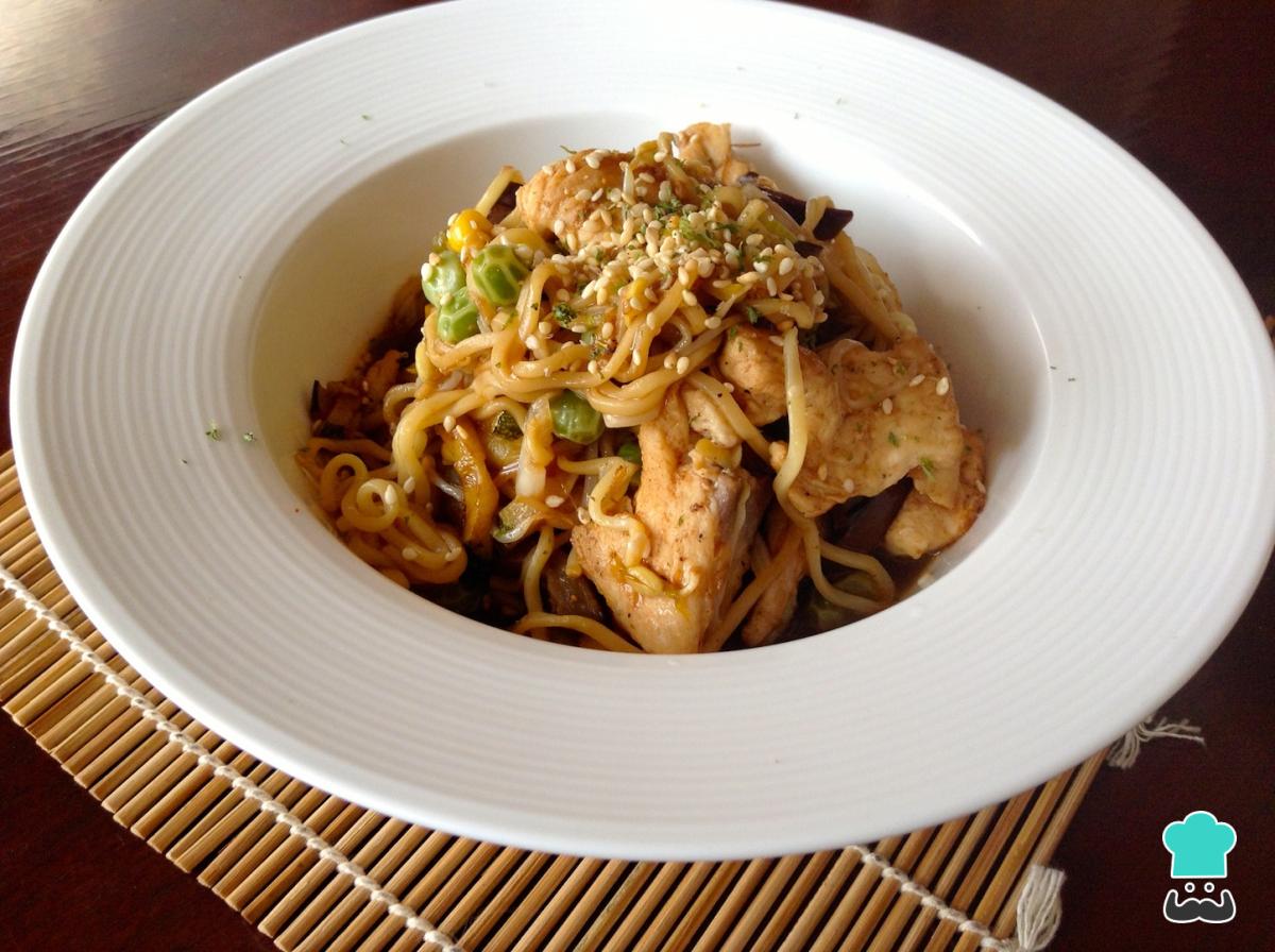 Recette de poulet Yakisoba
