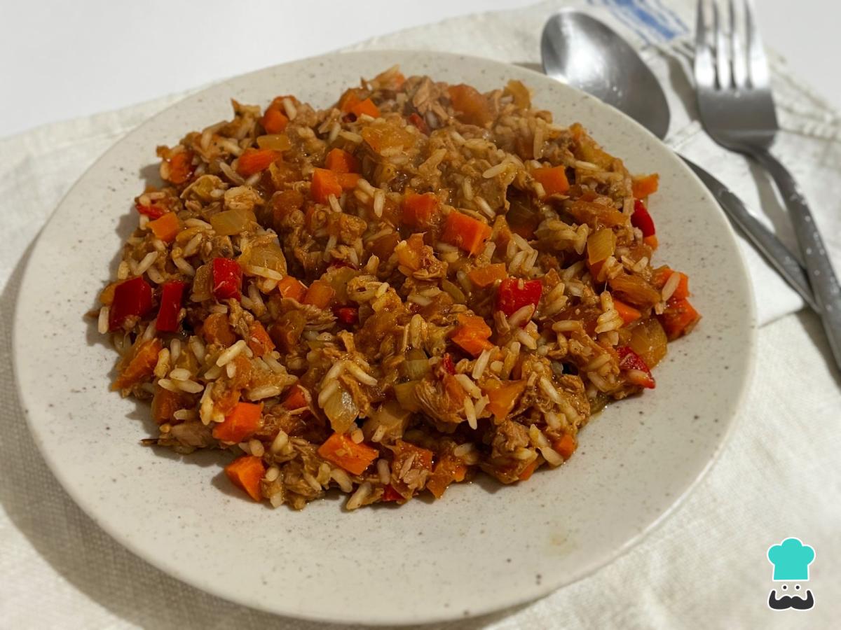 Recette de riz au maquereau