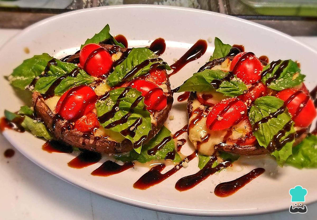 Recette de salade Caprese aux champignons
