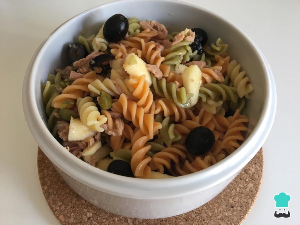 Recette de salade de pâtes au thon et pomme