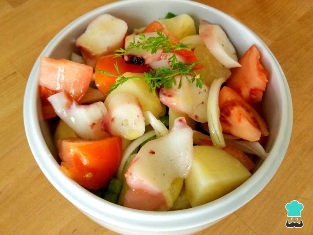 Recette de salade de poulpe et pommes de terre