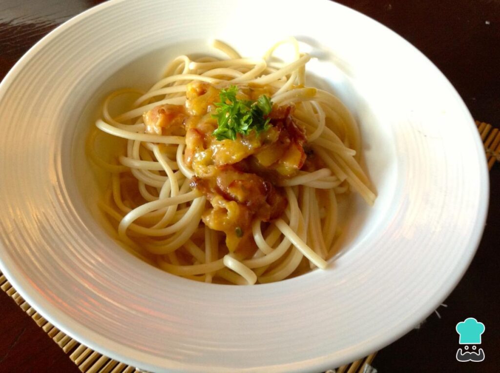 Recette de spaghettis à l'orange