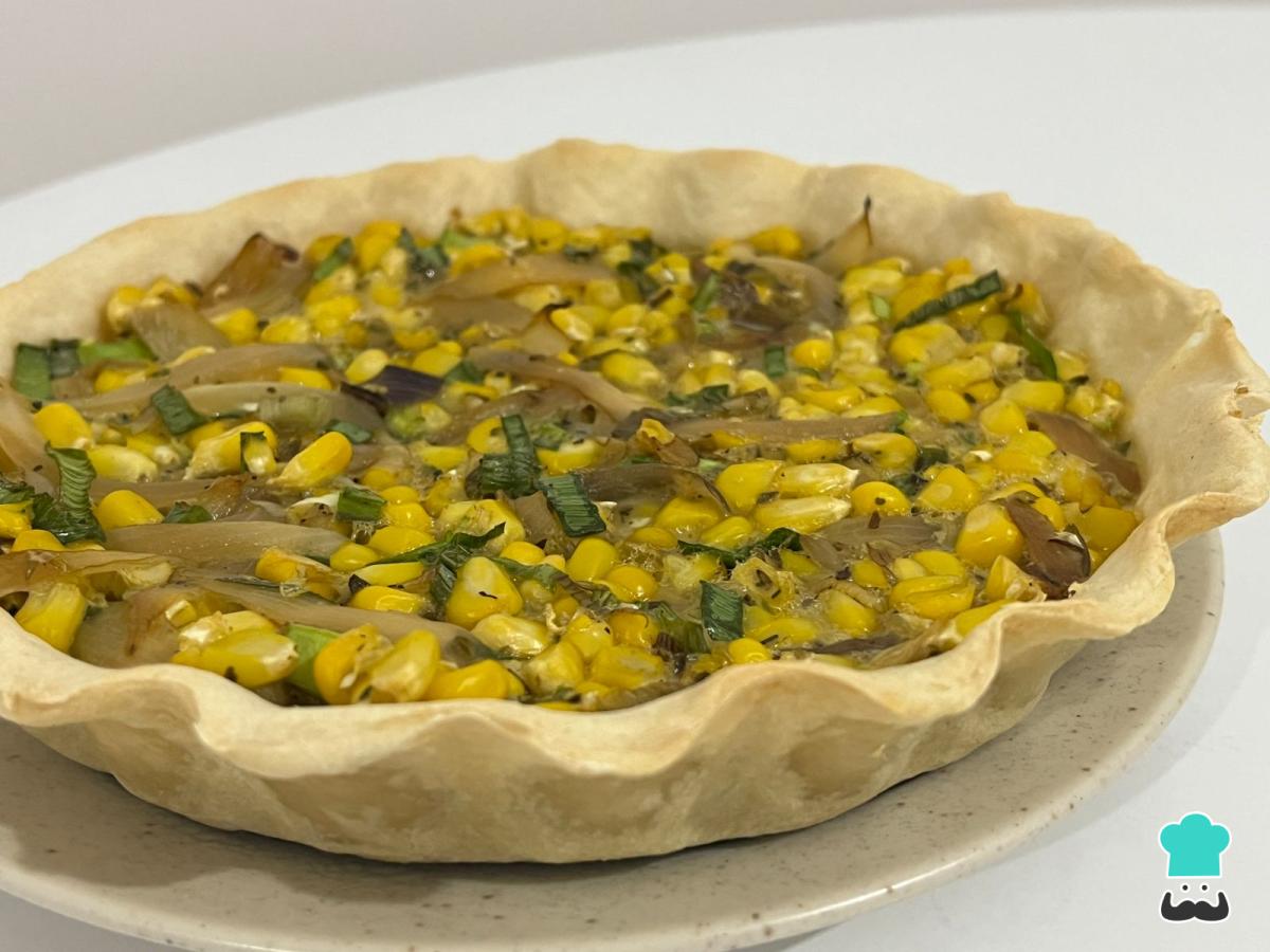 Recette de tarte au maïs et à l'oignon