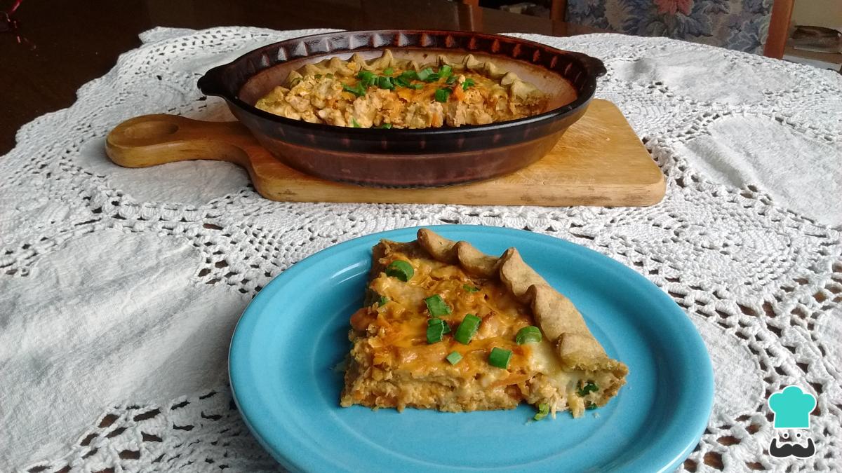 Recette de tarte au poulet et au fromage