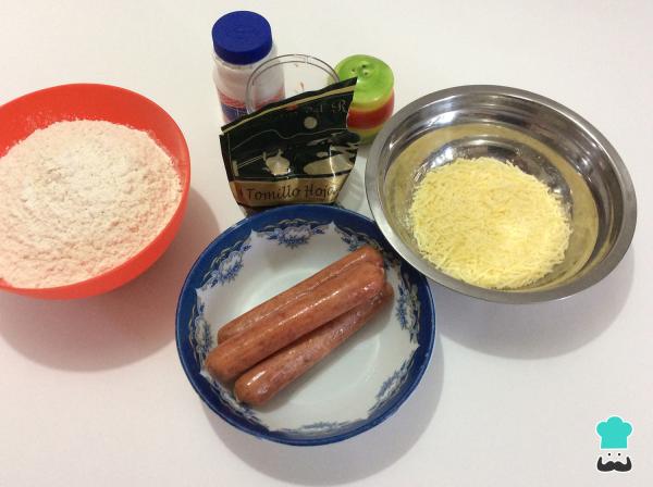 Recette de rouleaux de pizza - Étape 1