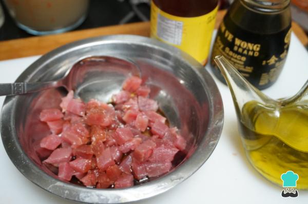 Recette Tartare de Thon et Mangue - Étape 1