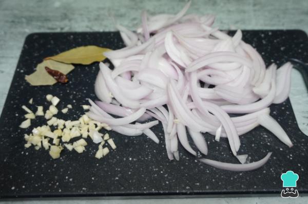 Recette Migas de Morue - Étape 2