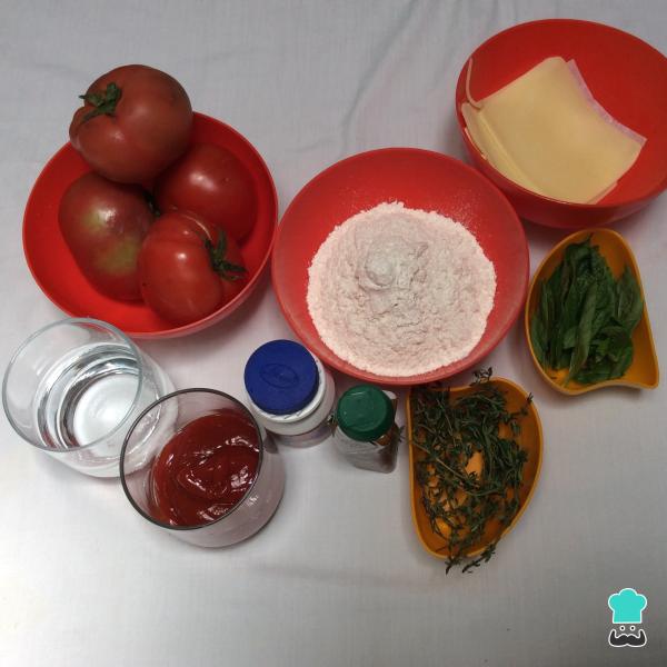 Recette de pizza margherita - Étape 1