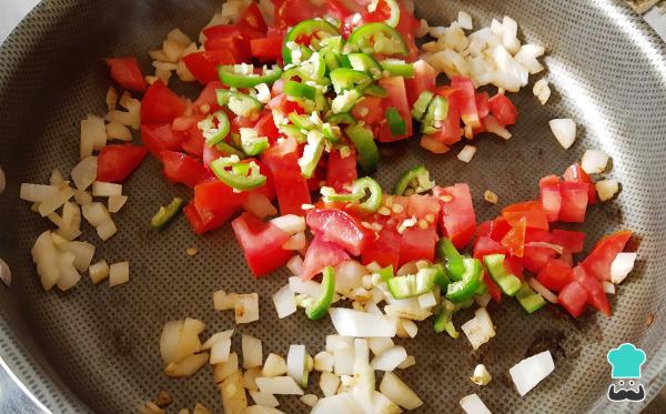 Recette de pain grillé au thon mexicain - Étape 3