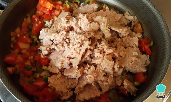 Recette de pain grillé au thon mexicain - Étape 4