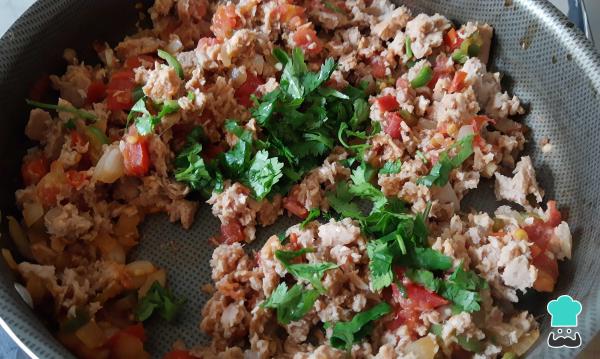 Recette de pain grillé au thon mexicain - Étape 5