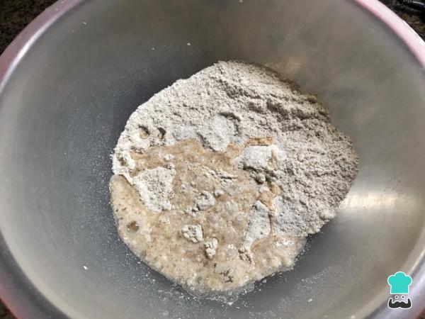 Recette de pâte à pizza saine - Étape 1