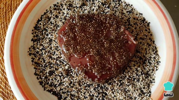 Recette de Thon poêlé aux graines de sésame - Étape 5