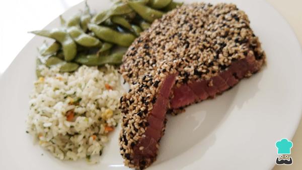 Recette de Thon poêlé aux graines de sésame - Étape 7
