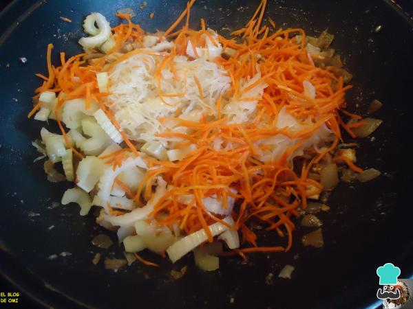Recette de nouilles chinoises birmanes – Étape 4