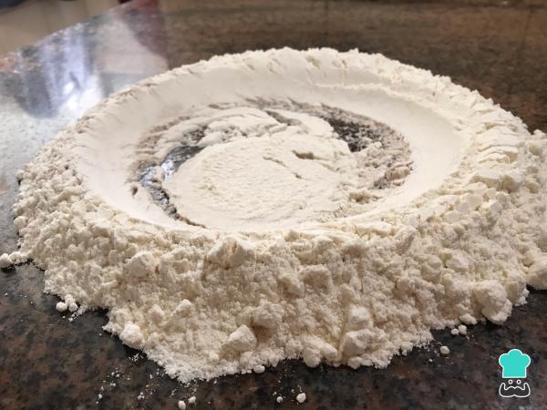 Recette de crêpes noires entières - Étape 1