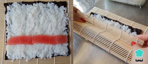 Recette de Maki Sushi au thon - Étape 5