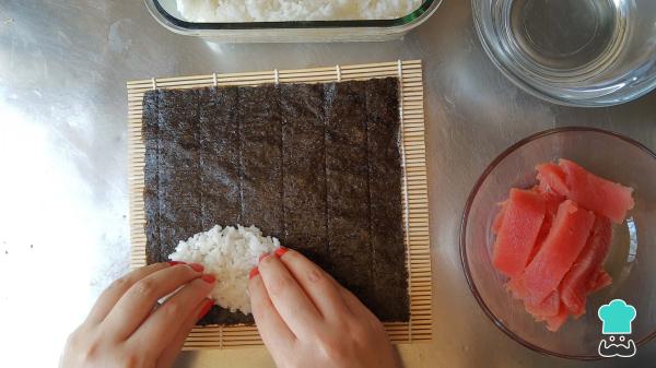 Recette de Maki Sushi au thon - Étape 4