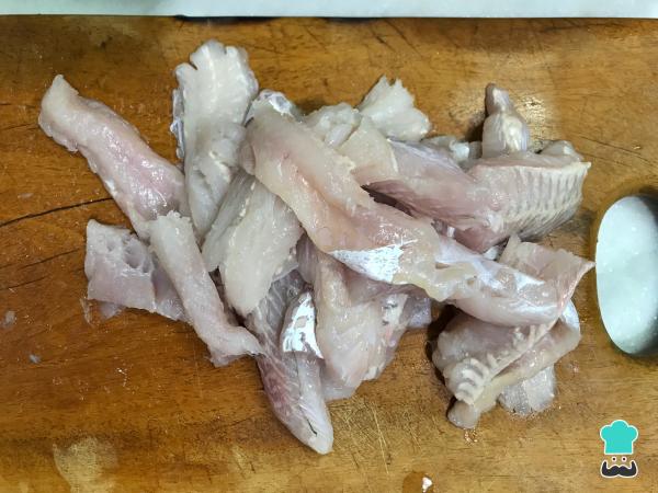 Recette de bâtonnets de merlu - Étape 1