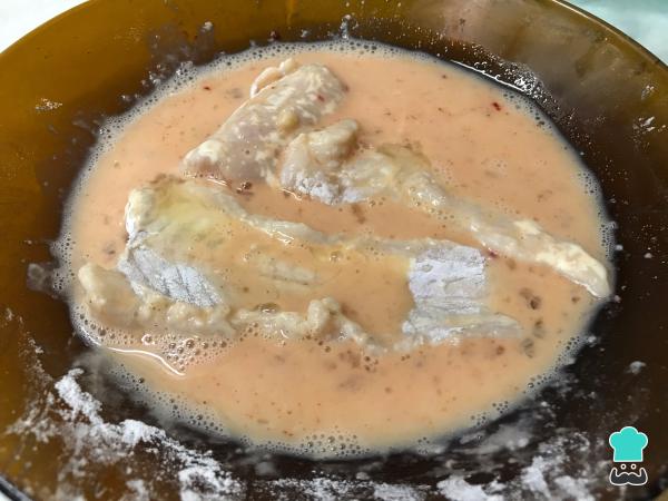 Recette de bâtonnets de merlu - Étape 2