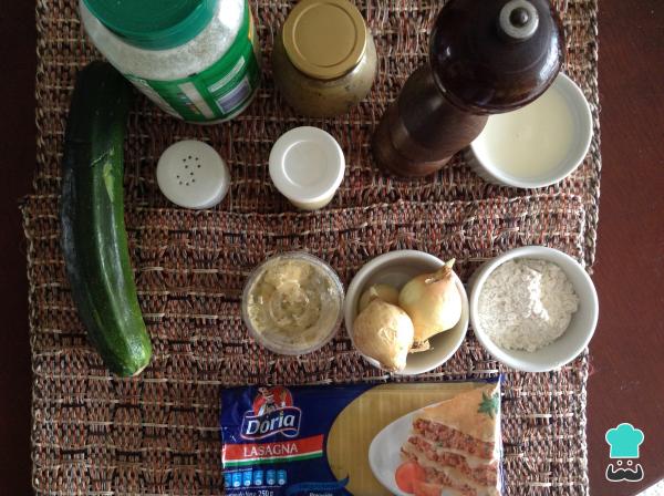 Recette de Lasagne aux Aubergines et Courgettes - Étape 1