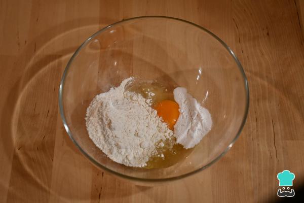 Recette de beignets de morue au four - Étape 1
