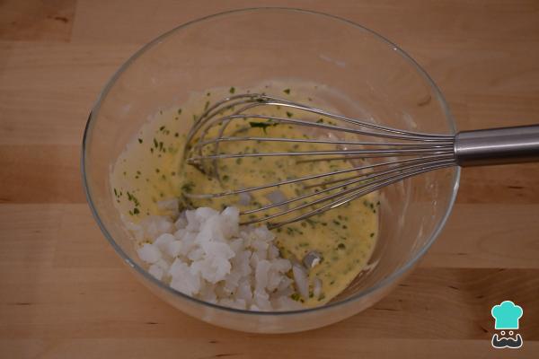 Recette Beignets de morue au four - Étape 3