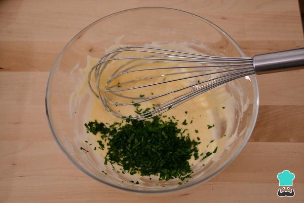 Recette Beignets de morue au four - Étape 2