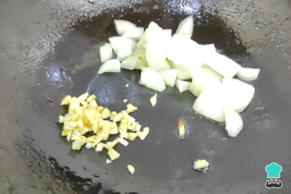 Recette de morue à sanfaina - Étape 3