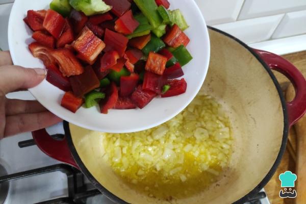 Recette de Marmitako de morue - Étape 2