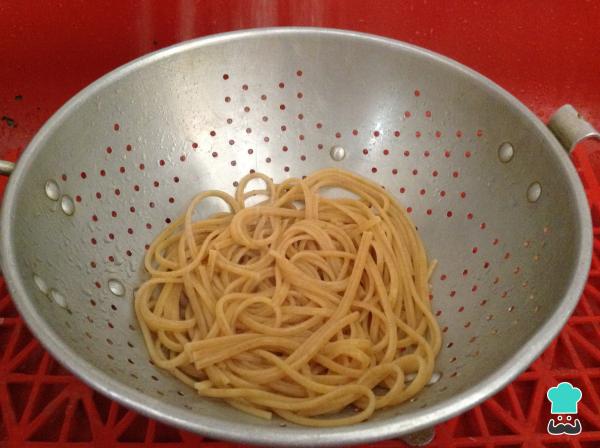 Recette de spaghettis à l'âne - Étape 3