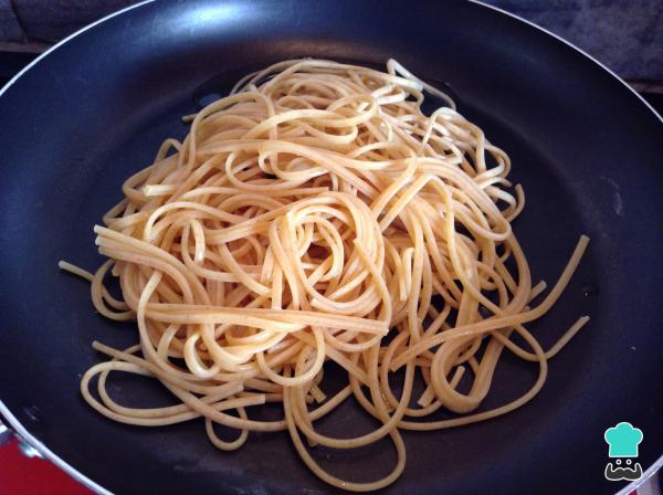 Recette de spaghettis à l'âne - Étape 5