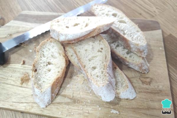 Recette de Torrijas sans cannelle - Étape 1