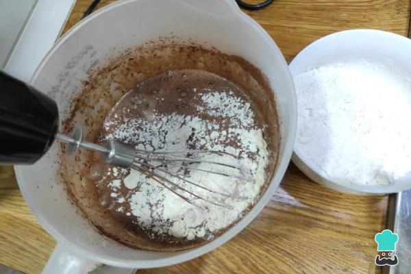 Recette de crêpes au chocolat - Étape 1