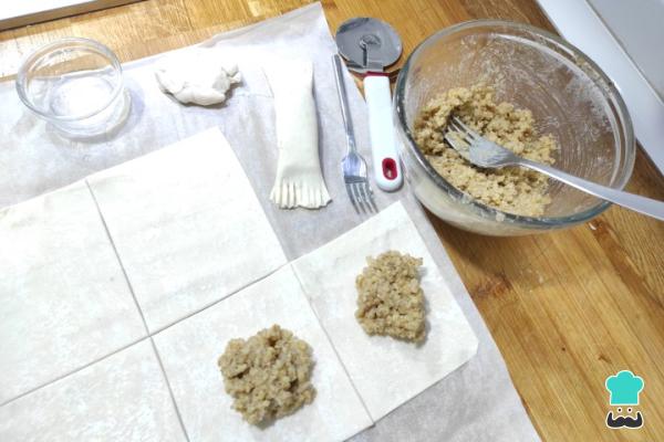 Recette des Casadielles ou casadiellas - Étape 4