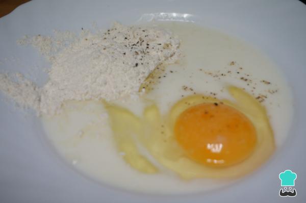 Recette de poisson Aborrajados - Étape 1