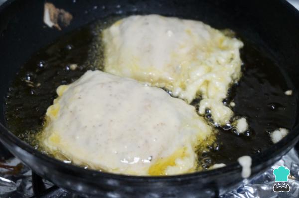Recette de poisson Aborrajados - Étape 4