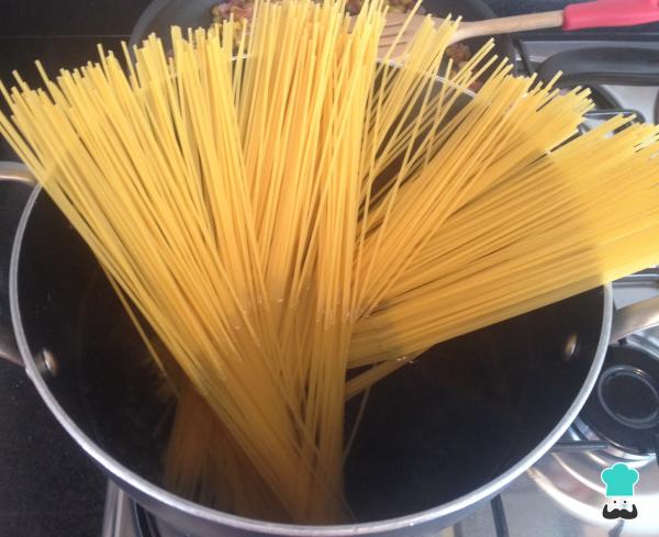 Recette de Spaghetti carbonara au maïs - Étape 6