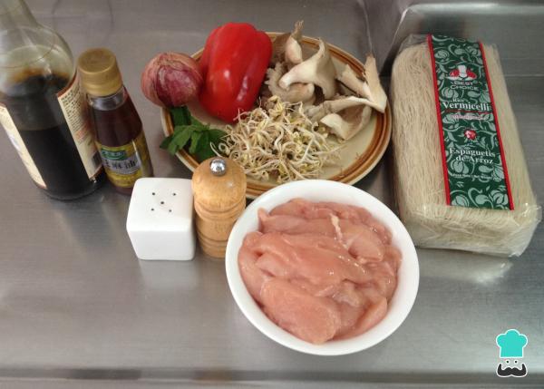 Recette de spaghettis asiatiques - Étape 1