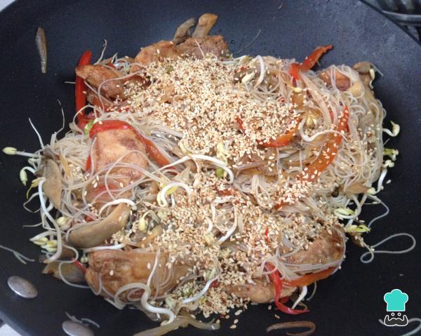 Recette de spaghettis asiatiques - Étape 7