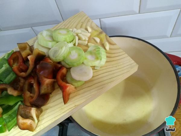 Recette de Marmitako au thon - Étape 1
