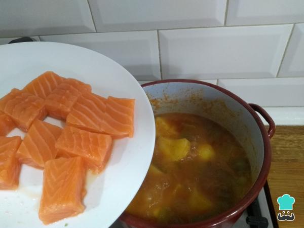 Recette de Marmitako au saumon - Étape 8