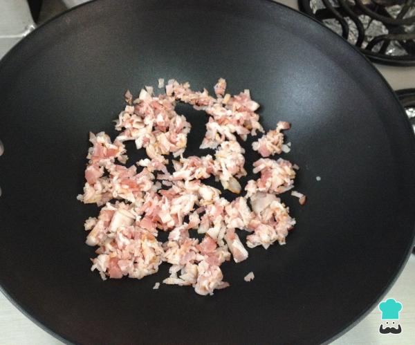 Recette des Spaghetti carbonara aux champignons - Étape 3