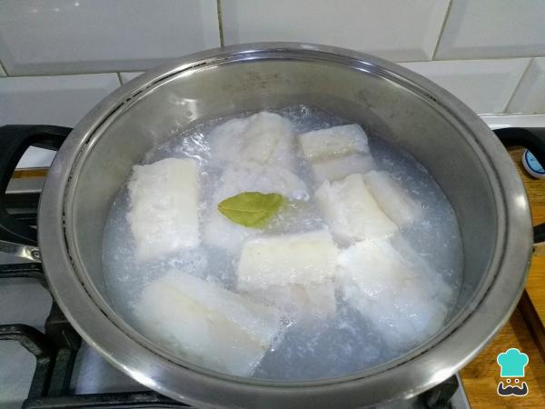 Recette de gâteau à la morue - Étape 1