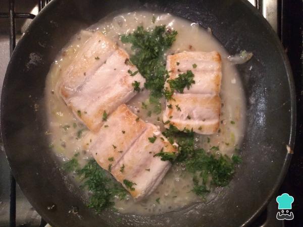 Recette d'aiglefin à la sauce verte - Étape 12
